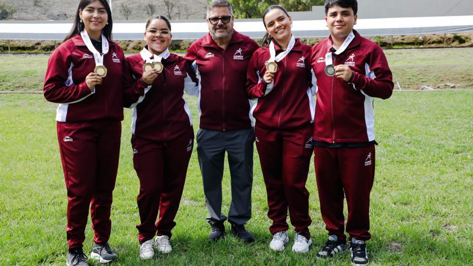 TIRO DEPORTIVO DE SONORA “ATINA” A 3 MEDALLAS EN LA PRIMERA JORNADA DE LA OLIMPIADA NACIONAL